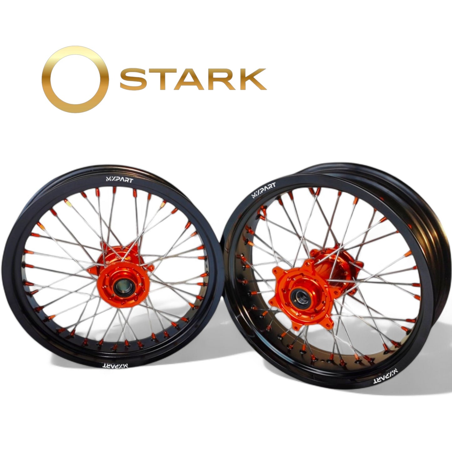 Jantes Supermotard personnalisables MXPART montées sur Stark VARG