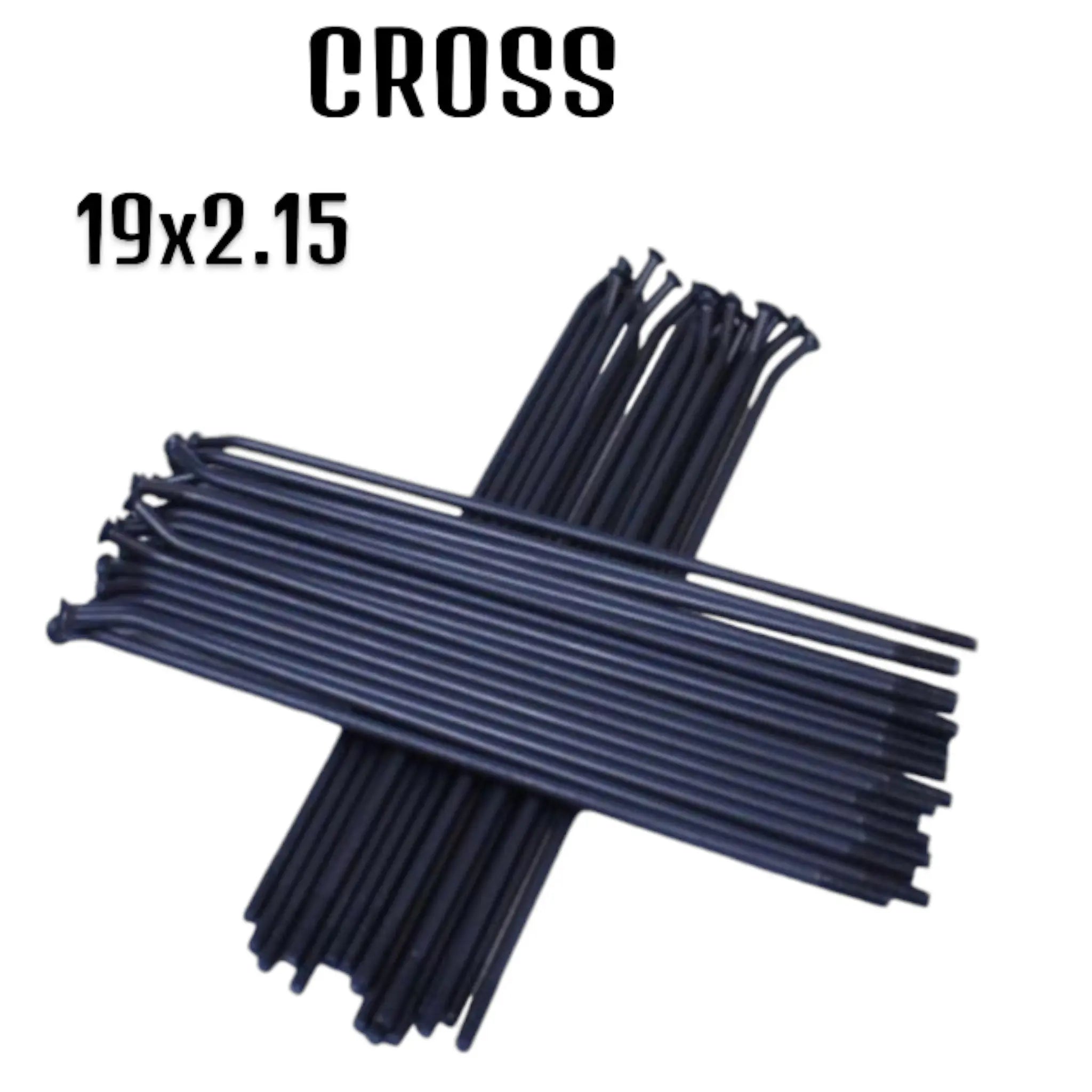 PACK RAYONS ARRIÈRE NOIR CROSS 19x2.15 - ROUE MXPART® - X36 - MXPART