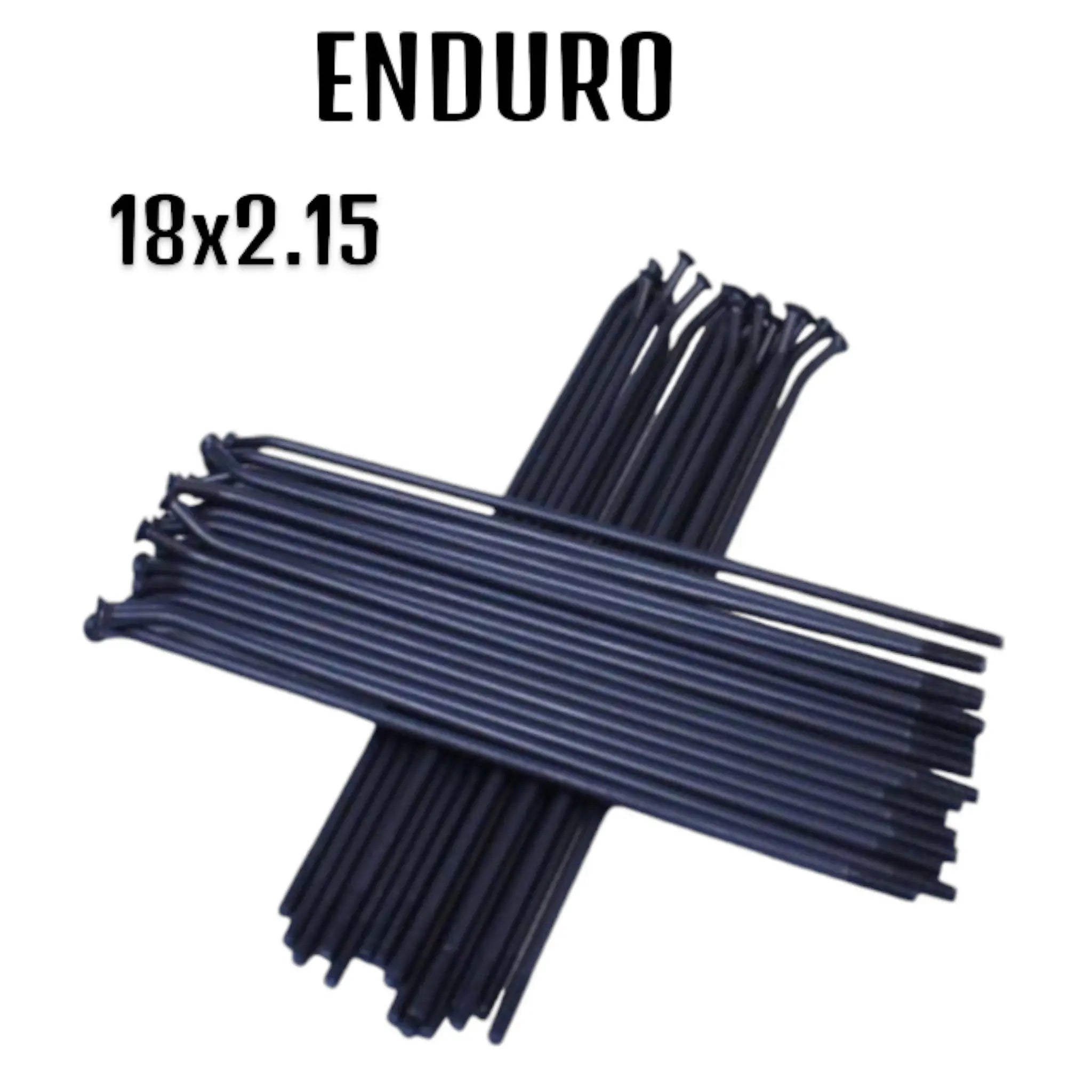 PACK RAYONS ARRIÈRE NOIR ENDURO 18x2.15 - ROUE MXPART® - X36 - MXPART
