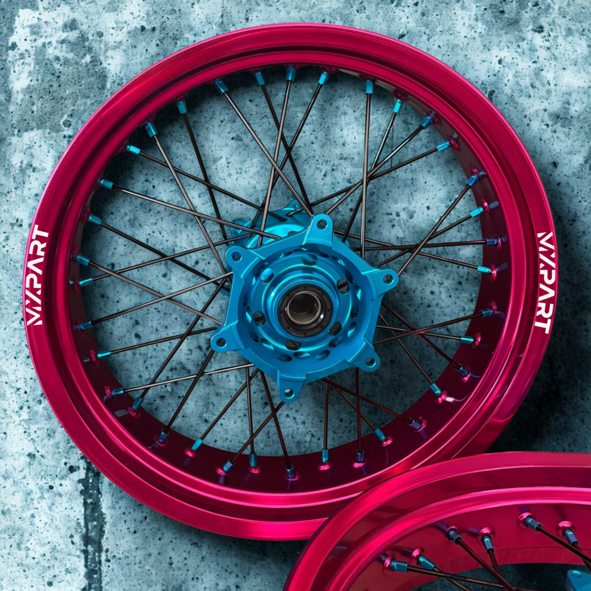 Kit jantes Supermotard complet  KAWASAKI – MXPART® 100% perso - MXPART