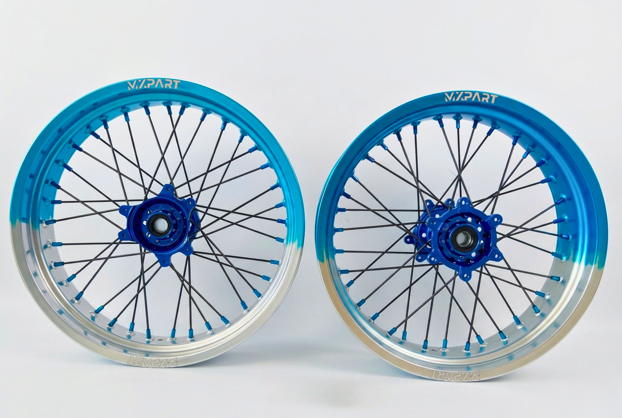 Jantes Supermotard Bicolores Dégradé FANTIC MXPART® – 100% Perso - MXPART