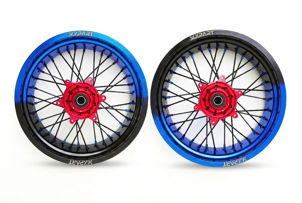 Jantes Supermotard Bicolores Dégradé FANTIC MXPART® – 100% Perso - MXPART