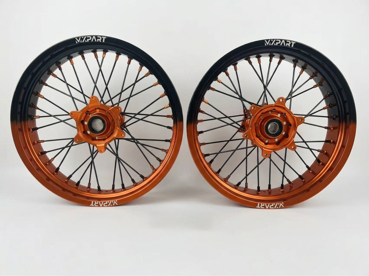 Jantes Supermotard Bicolores Dégradé FANTIC MXPART® – 100% Perso - MXPART