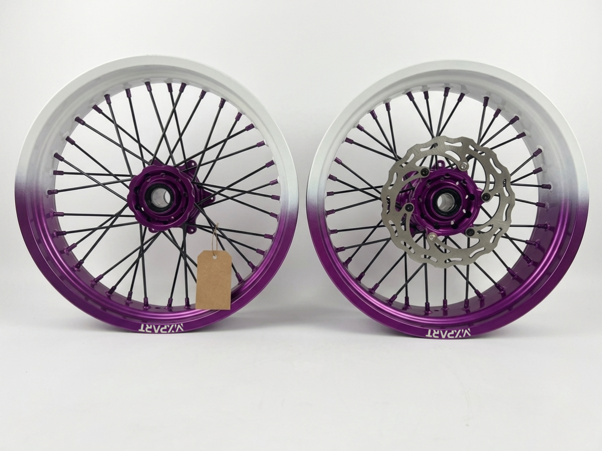 Jantes Supermotard Bicolores Dégradé FANTIC MXPART® – 100% Perso - MXPART
