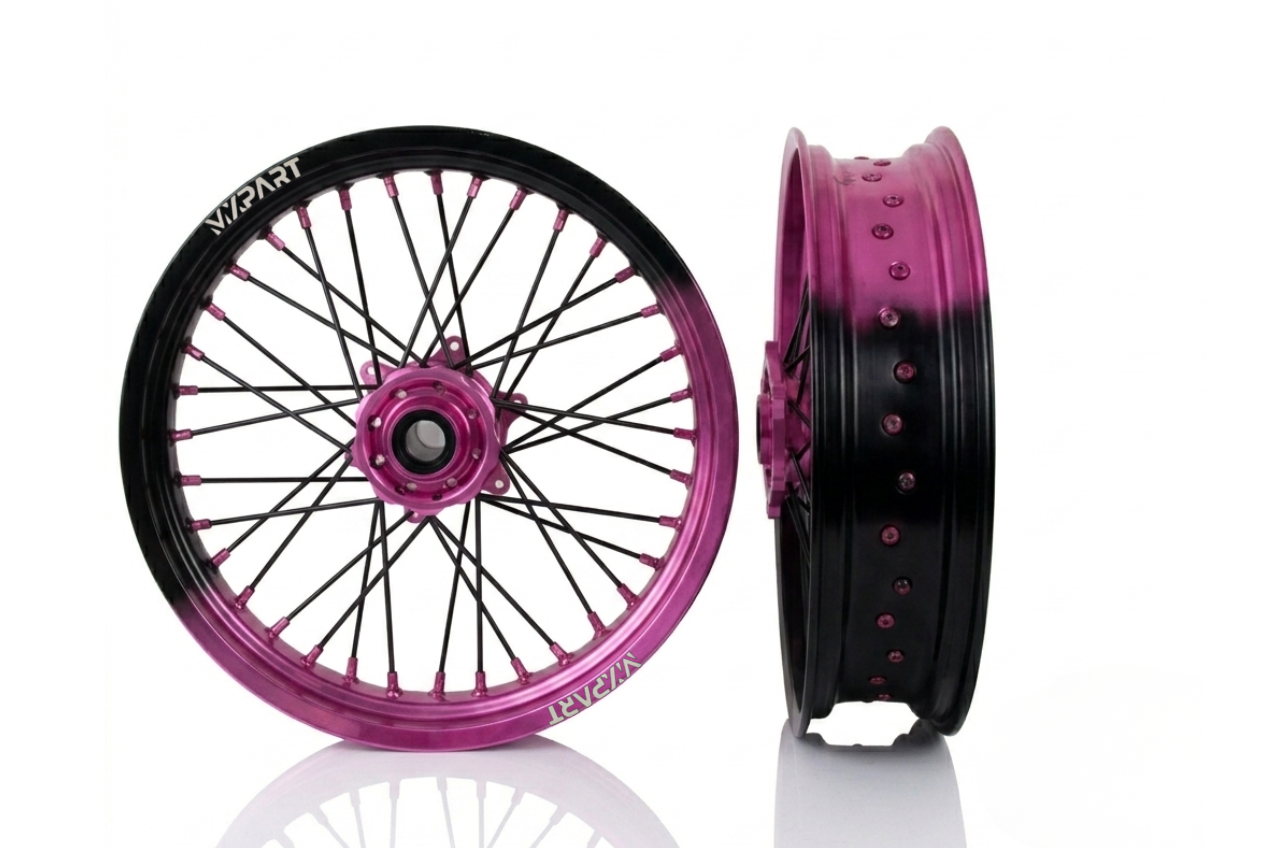 Jantes Supermotard Bicolores Dégradé FANTIC MXPART® – 100% Perso - MXPART