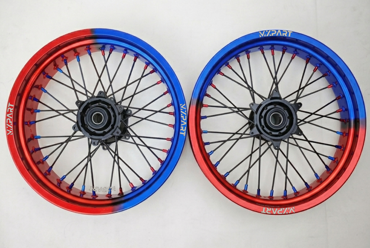Jantes Supermotard Bicolores Dégradé FANTIC MXPART® – 100% Perso - MXPART