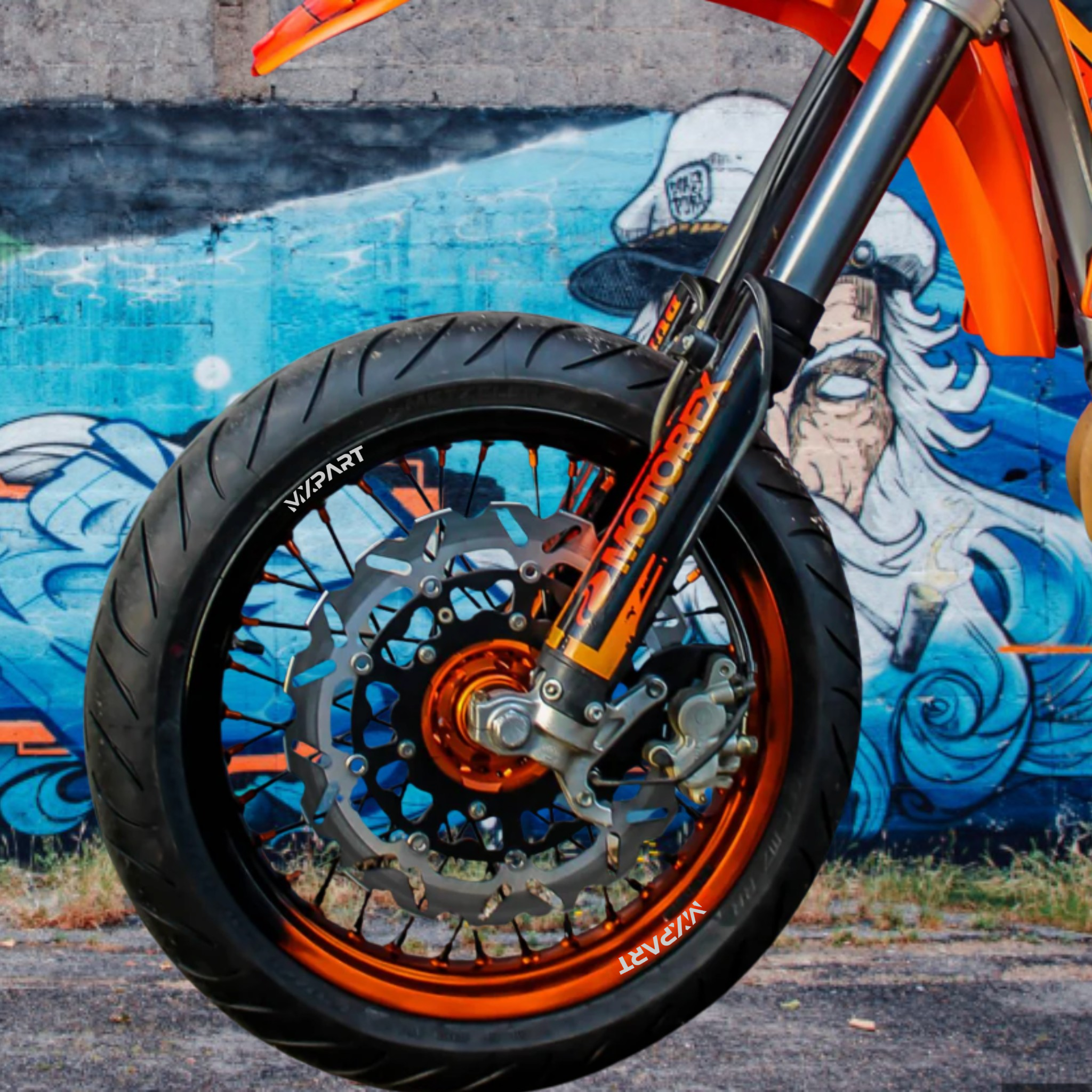 Jantes Supermotard Bicolores Dégradé FANTIC MXPART® – 100% Perso - MXPART