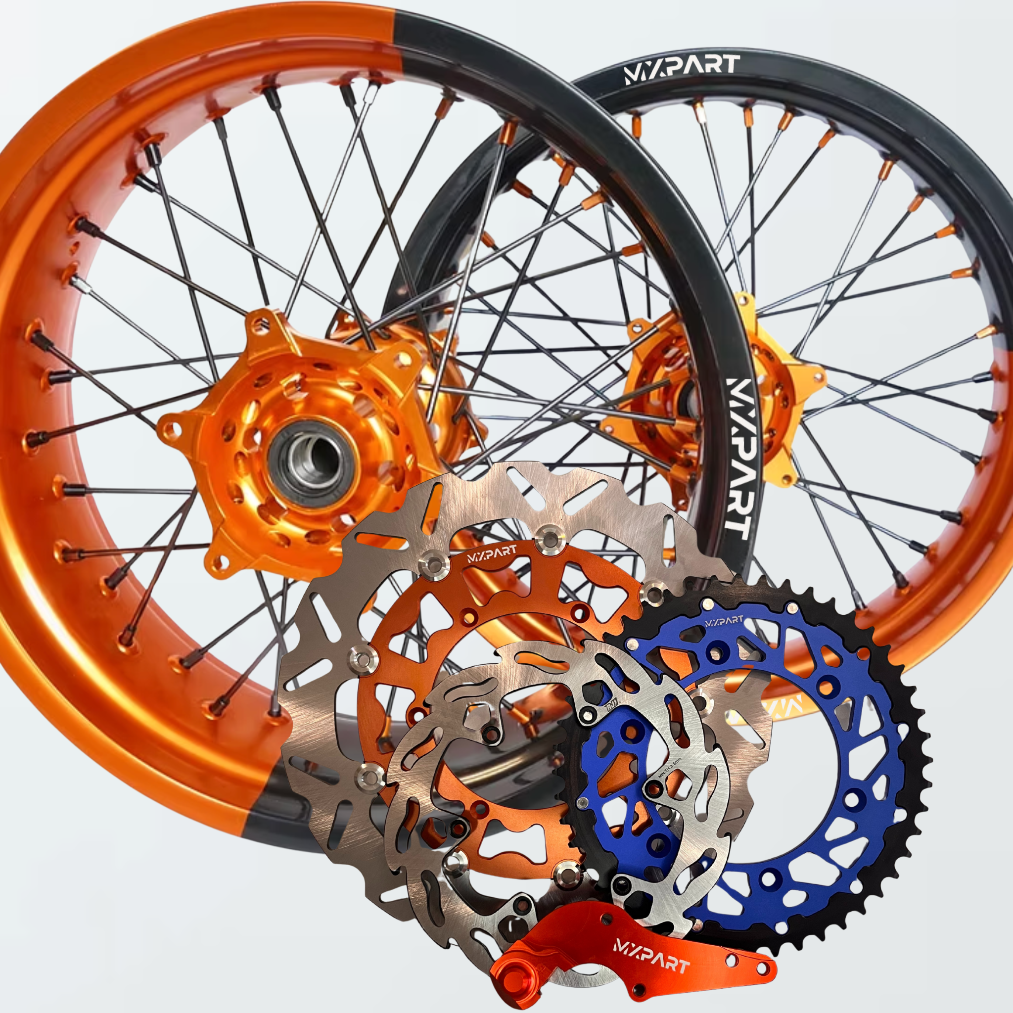 Kit Complet Supermotard Bicolore HUSABERG MXPART® – 100% Perso - MXPART