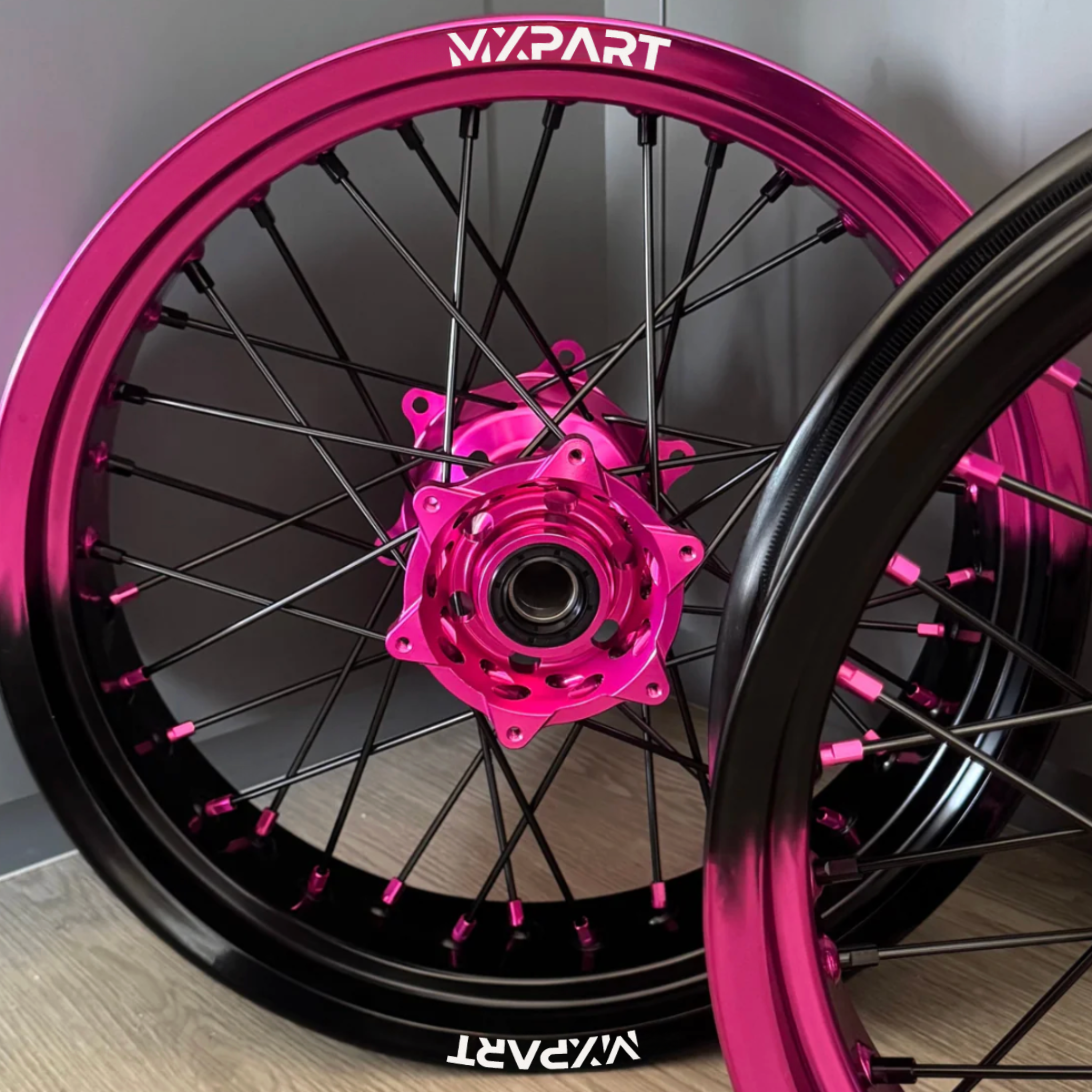 Jantes Supermotard Bicolores Dégradé FANTIC MXPART® – 100% Perso - MXPART