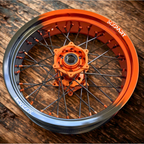 Zweifarbige HUSQVARNA MXPART® Supermoto-Felgen mit Farbverlauf – 100 % personalisierbar - MXPART