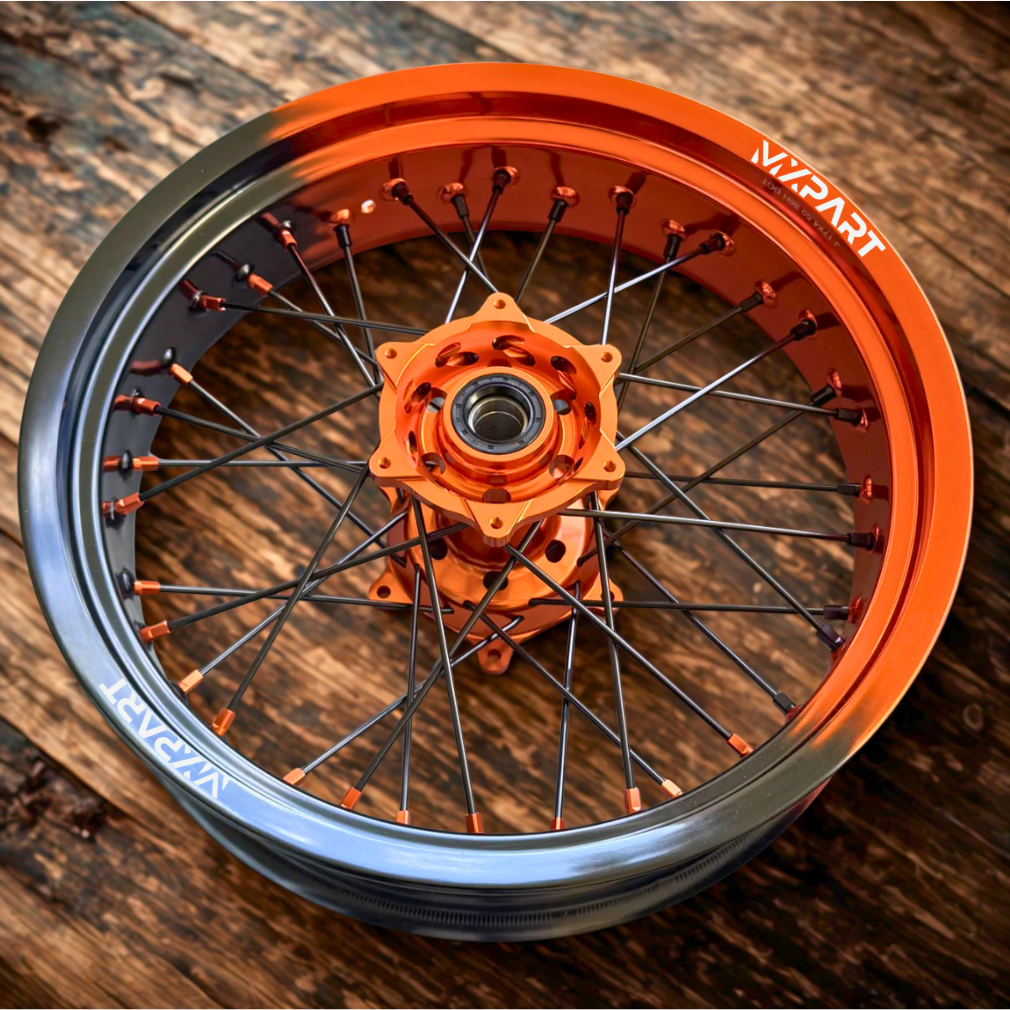 Jantes Supermotard Bicolores Dégradé HUSQVARNA MXPART® – 100% Perso - MXPART