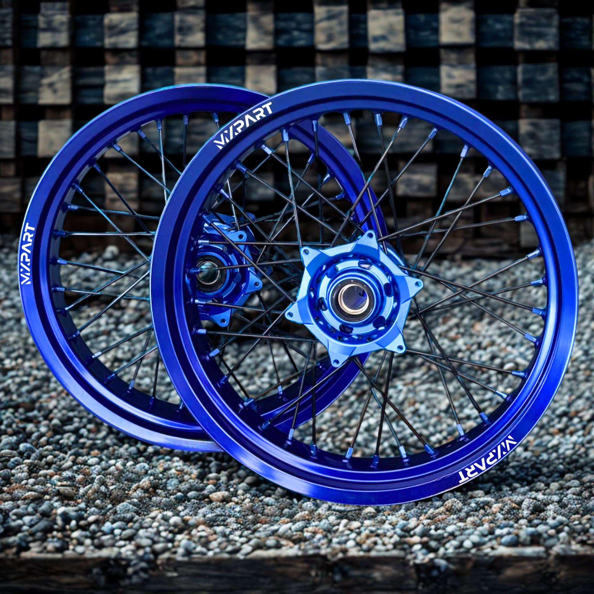 Kit jantes Supermotard complet  KAWASAKI – MXPART® 100% perso - MXPART