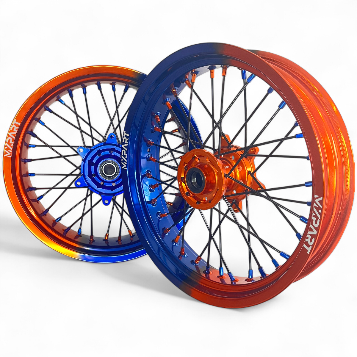 Jantes Supermotard Bicolores Dégradé FANTIC MXPART® – 100% Perso - MXPART