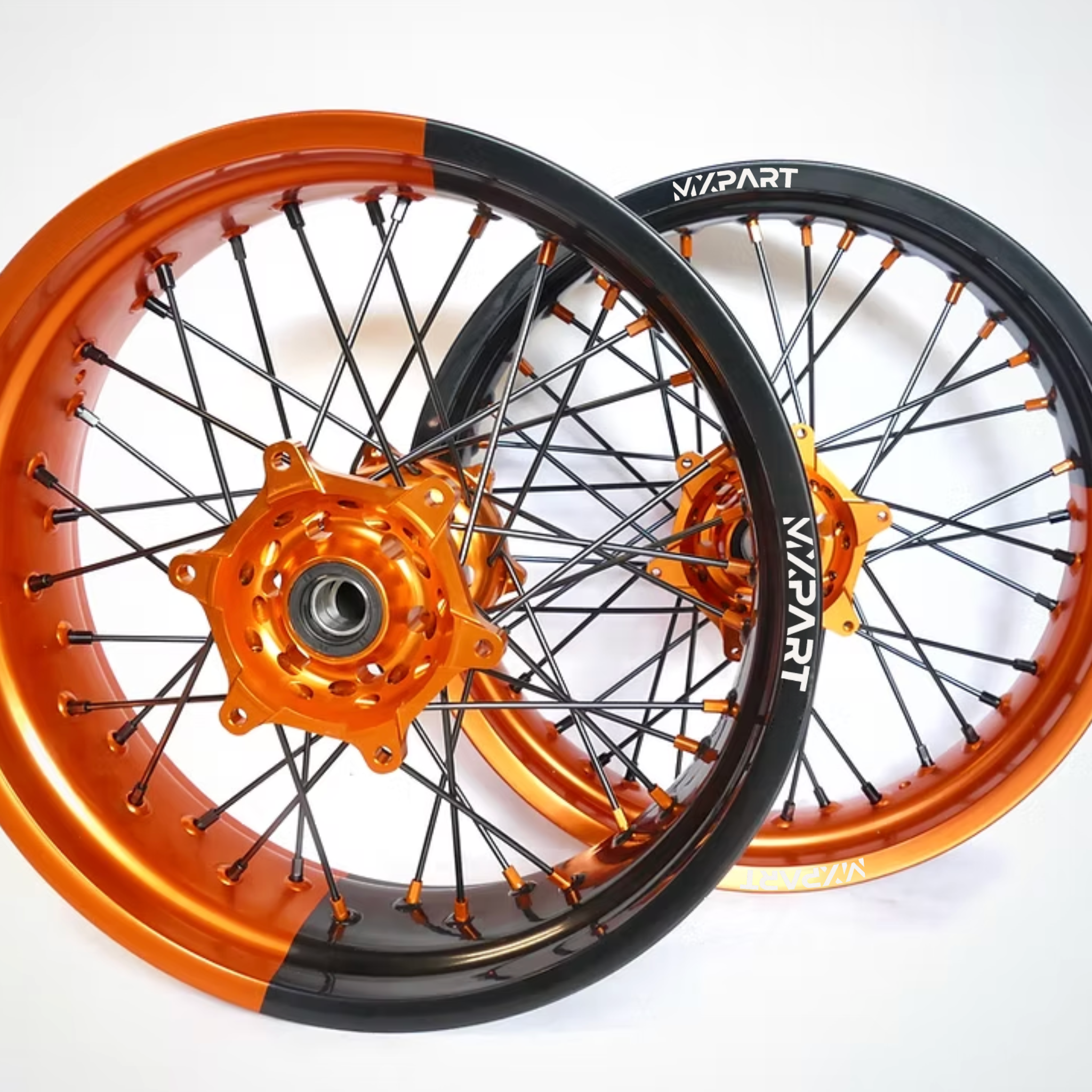 Jantes Supermotard Bicolores FANTIC MXPART® – 100% Perso - MXPART